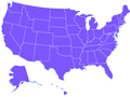 Map of the United States