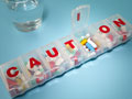 pills and water