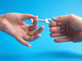 hands trading key