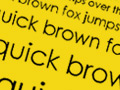 printer fonts