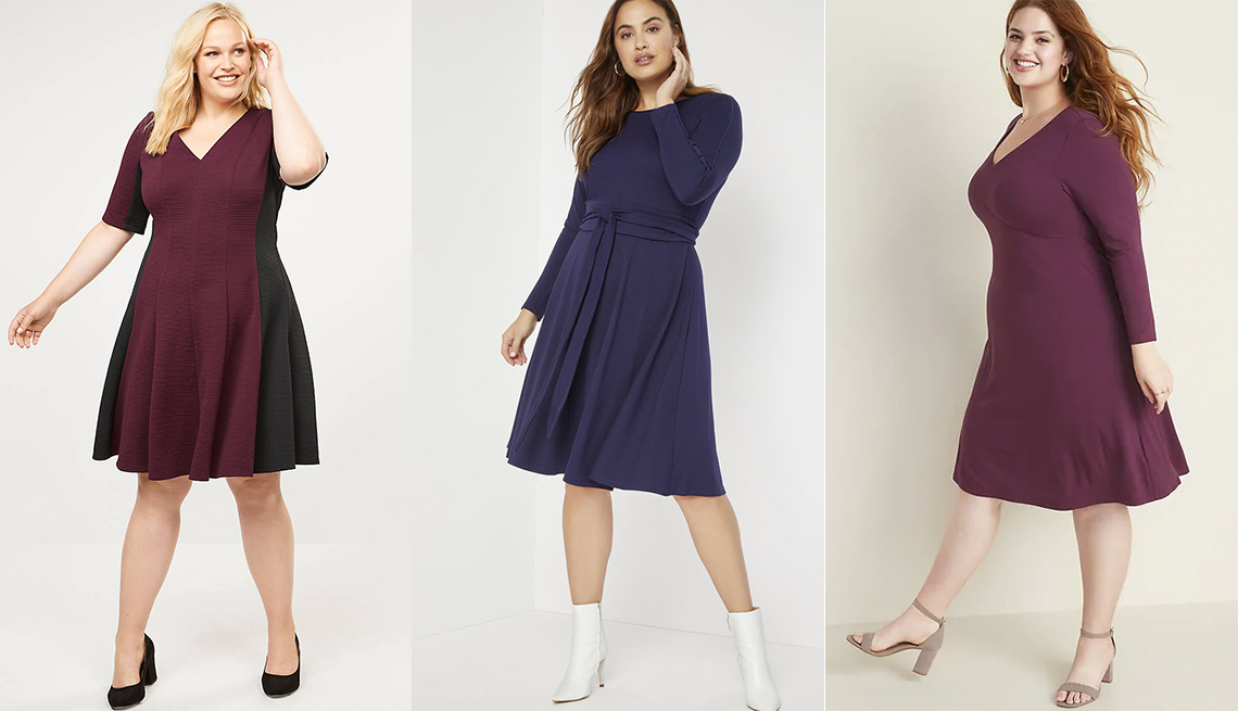 ladies curve dresses