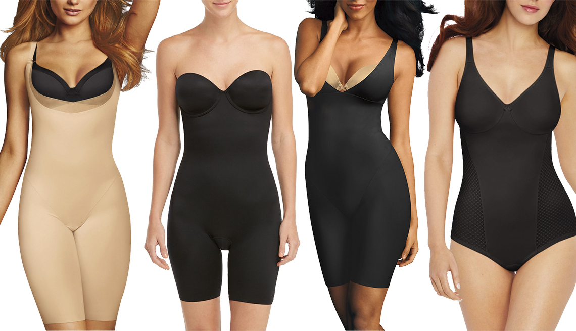 Assets By Spanx Women's Plus Size Remarkable Results Open-bust Brief  Bodysuit - Black 2x : Target