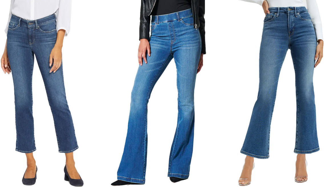 + NET SUSTAIN The Extreme high-rise flared jeans