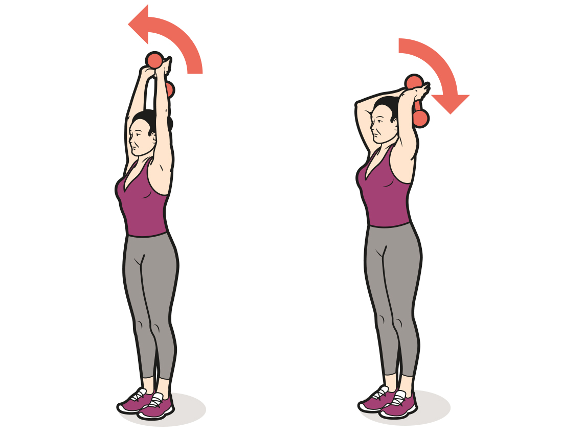 6 ejercicios con mancuernas para tonificar tus brazos poco a poco