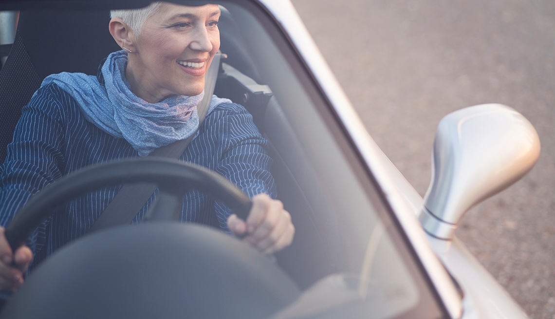 woman driving
