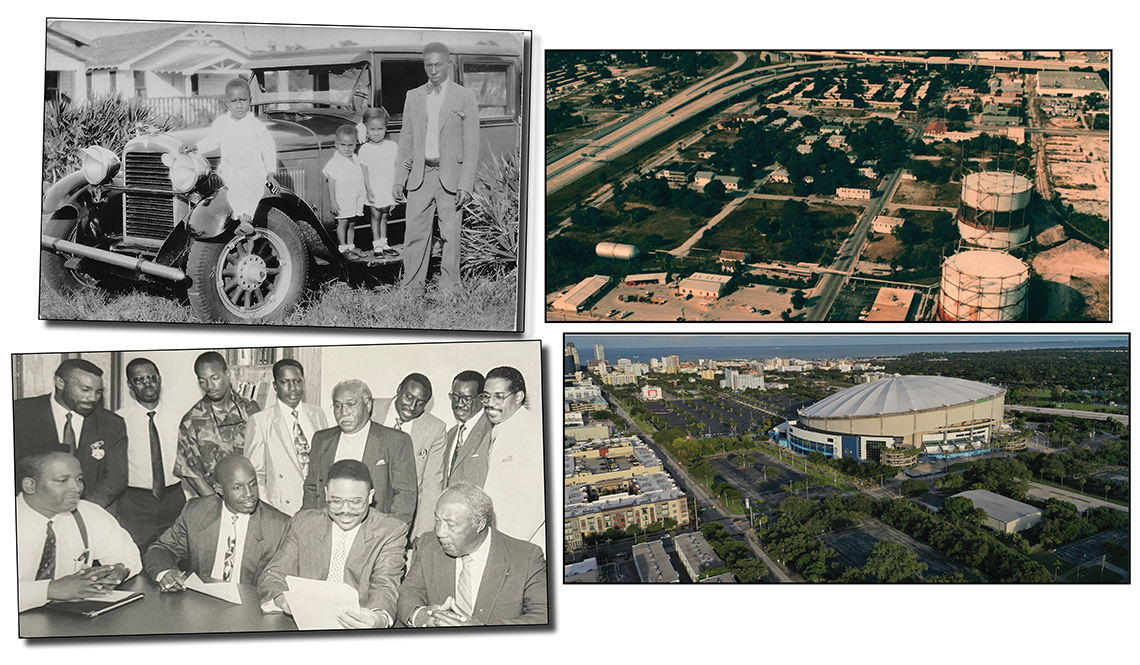 Archival images from the Welch family and two aerial photos of the Gas Plant neighborhood Archival images from the Welch family and two aerial photos of the Gas Plant neighborhood