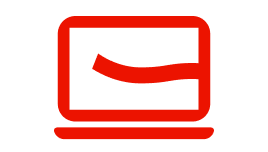 icon illustration of a computer